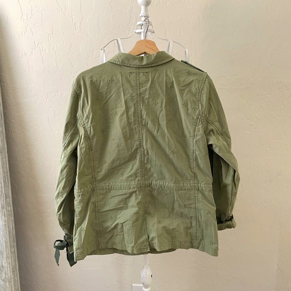 J Crew Ripstop Utility Jacket in khaki green Large - Picture 4 of 6